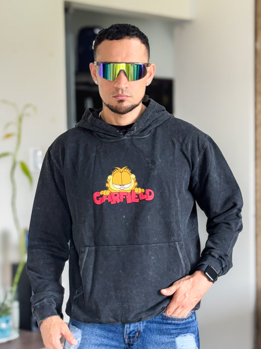Canguro Dr. Mono Oversize Garfield Negro Taidai