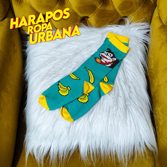 Medias donky kong verde