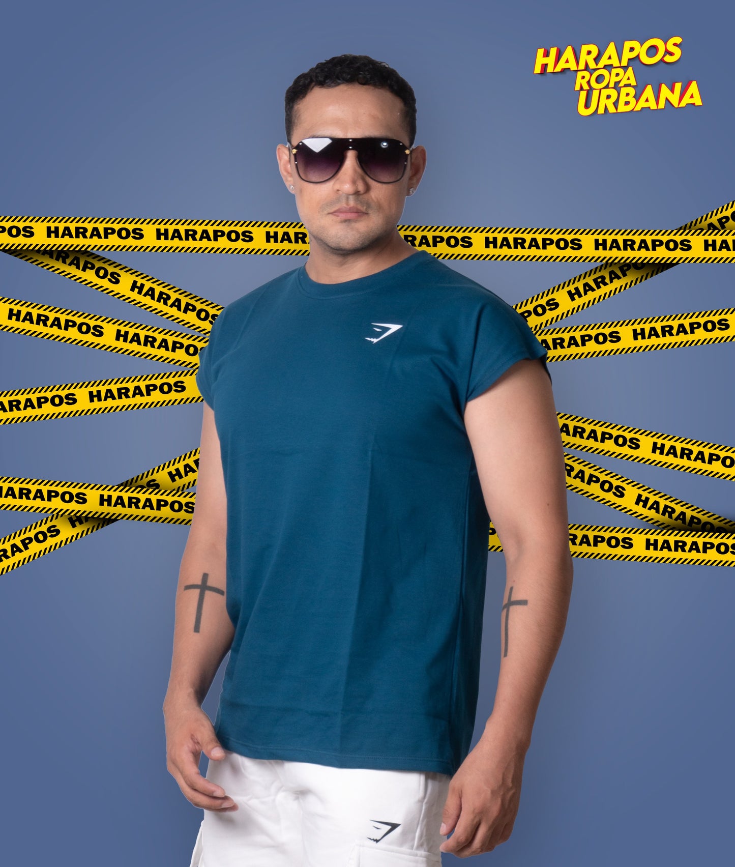 Solera gymshark azul verdoso