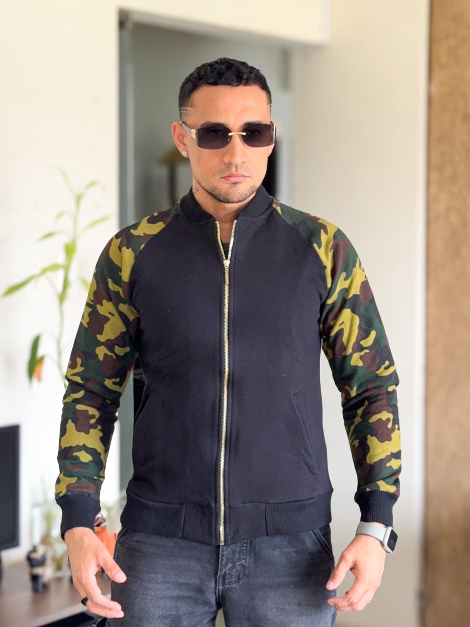 Chaqueta Básica camuflada