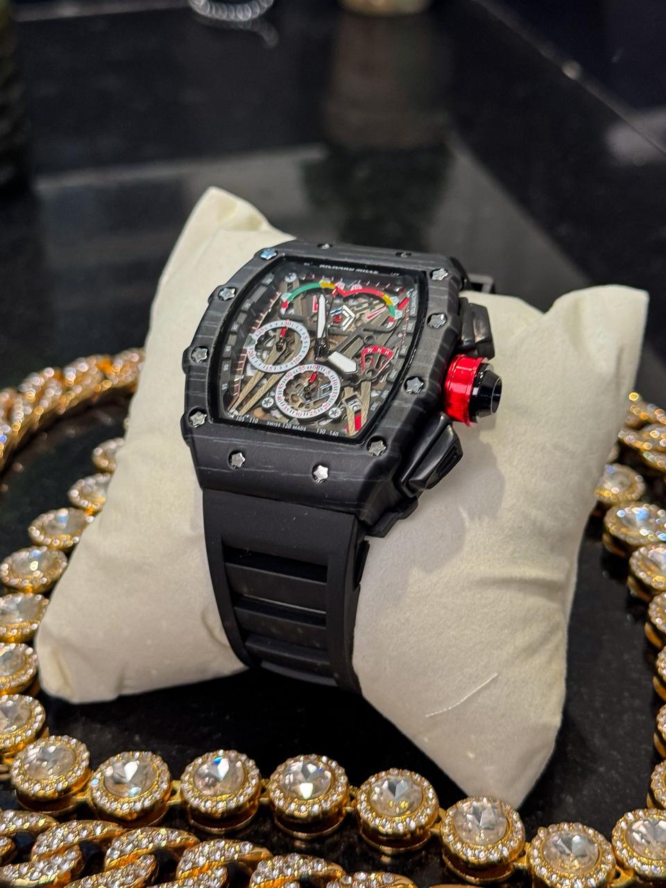 Reloj Richard Mille negro entero