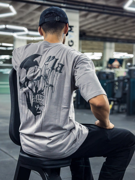 Polera Gym Youngla oversize ploma