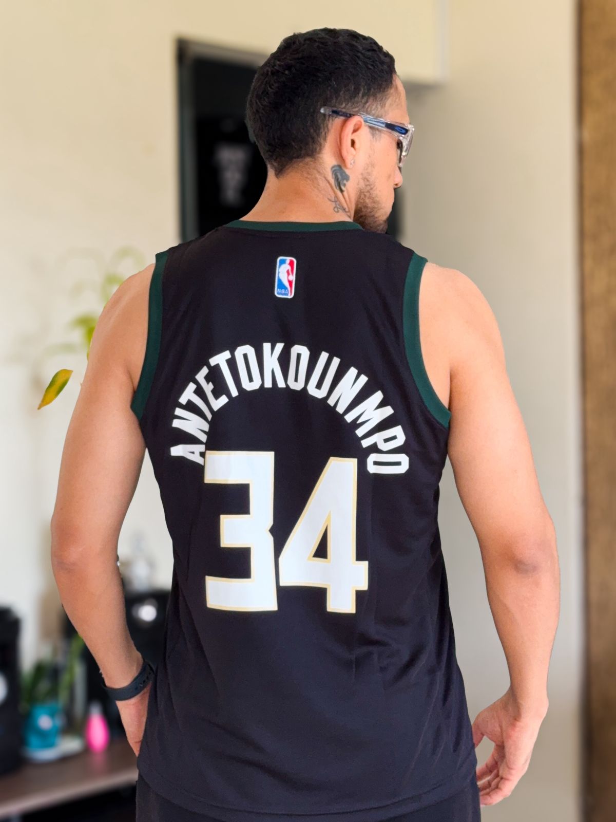 Solera Milwaukee Bucks 34 Antetokounmpo Negro PREMIUM Onplay