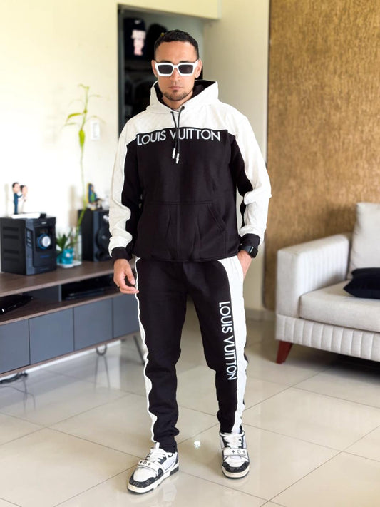 Deportivos de Invierno Louis Vuitton Negro Panda con gamuza PREMIUM