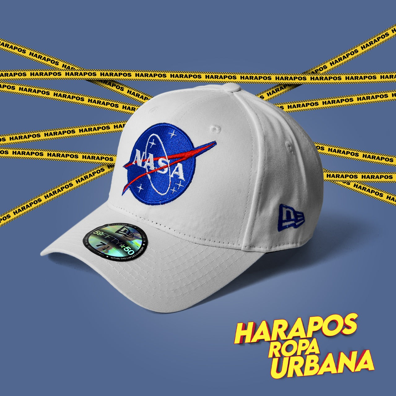 Gorra nasa blanca