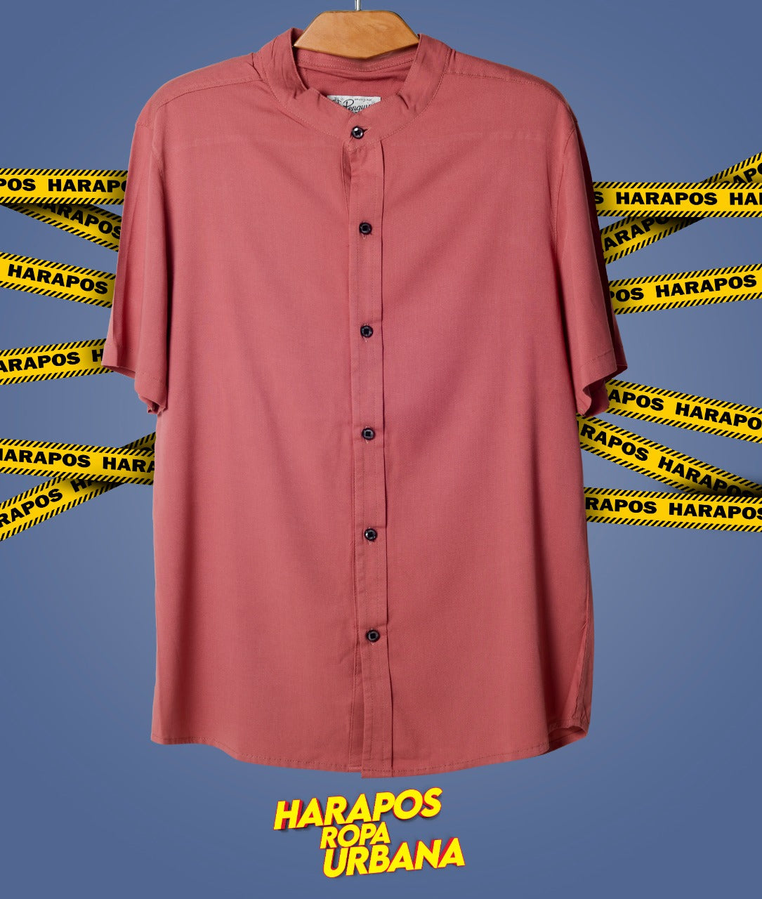 Camisa basica palo de rosa entera