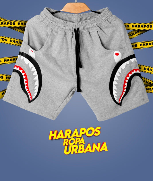 Short Bape plomo dientes laterales