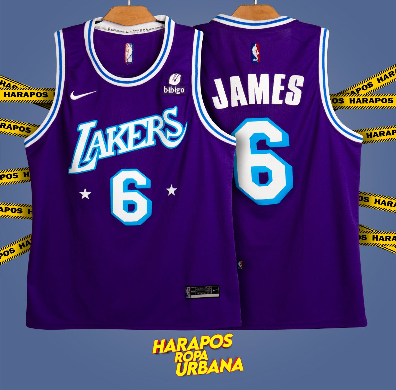 Solera lakers lila 6 con estrellas