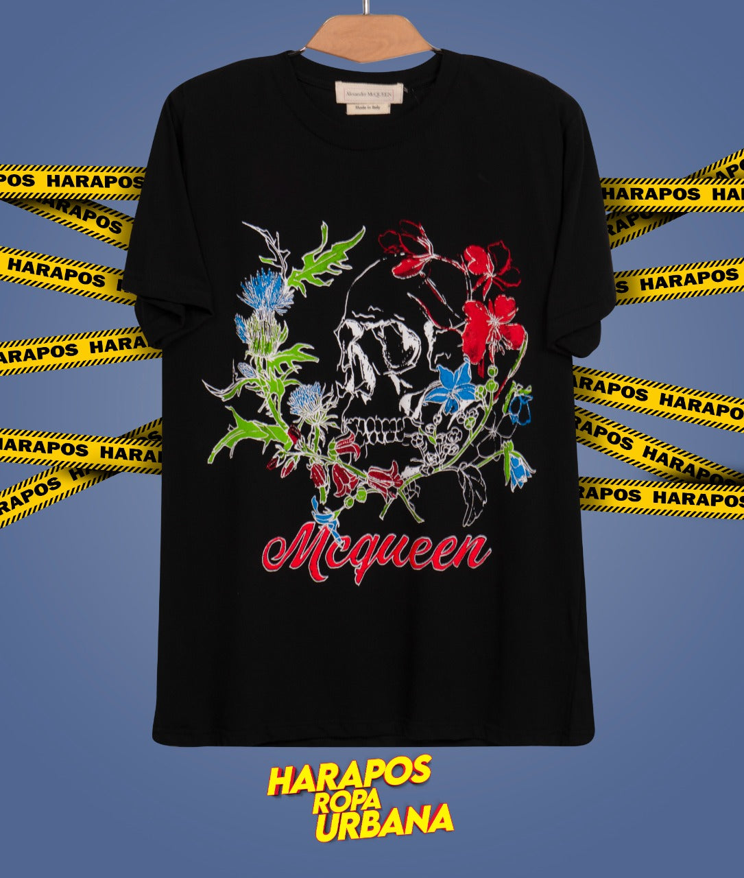 Polera alexander mcqueen negra