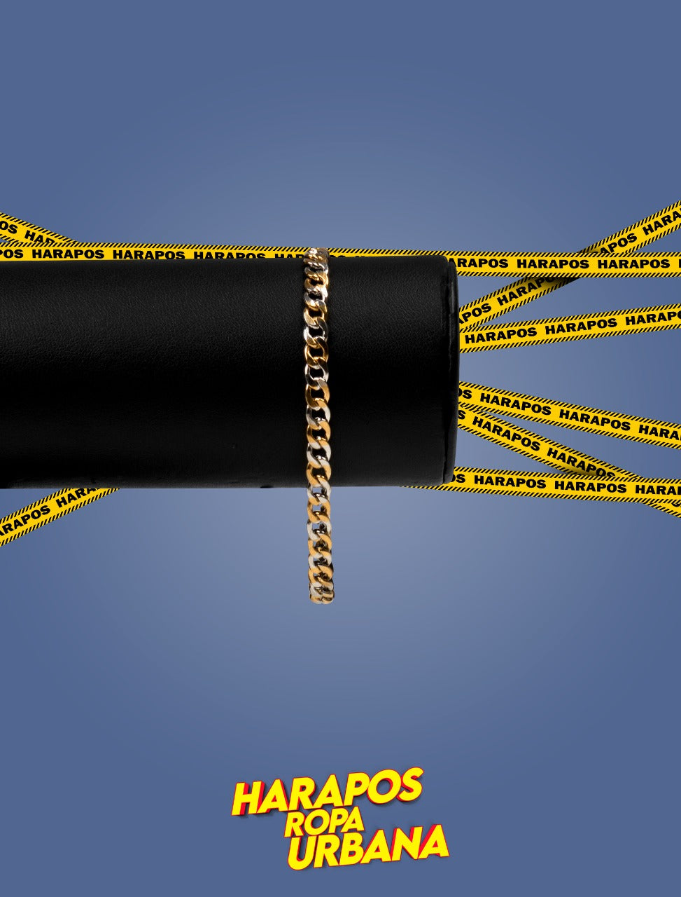 Manilla acero dorada y plateada eslabon redondo pequeño