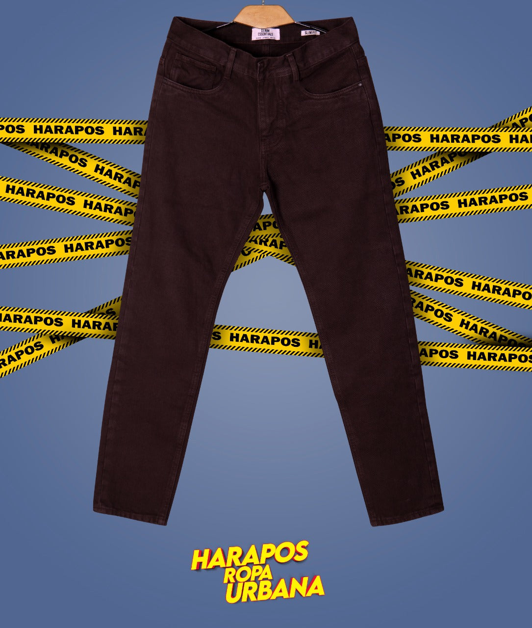 Pantalon jean essentials demin guindo clasico