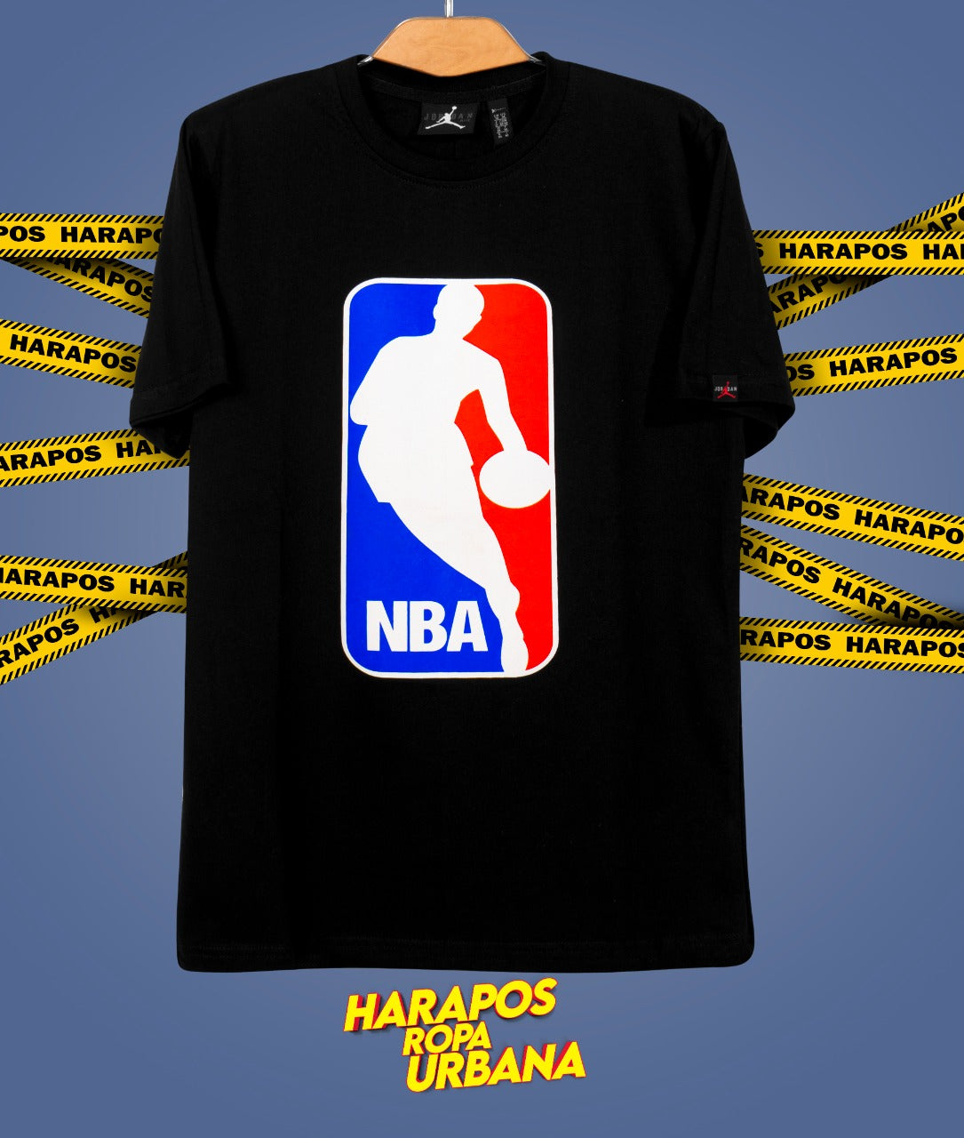 Polera jordan NBA negra