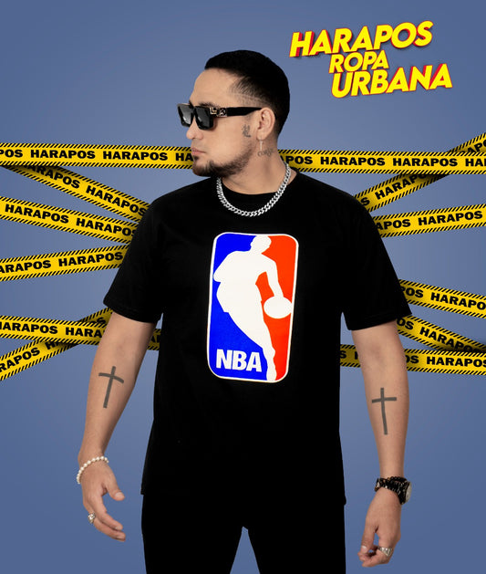 Polera jordan NBA negra