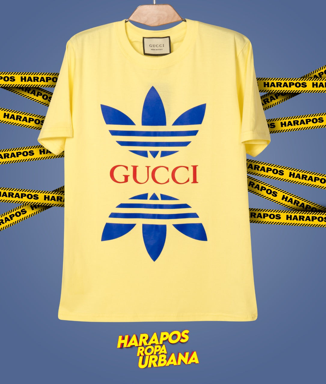 Polera adidas gucci amarilla