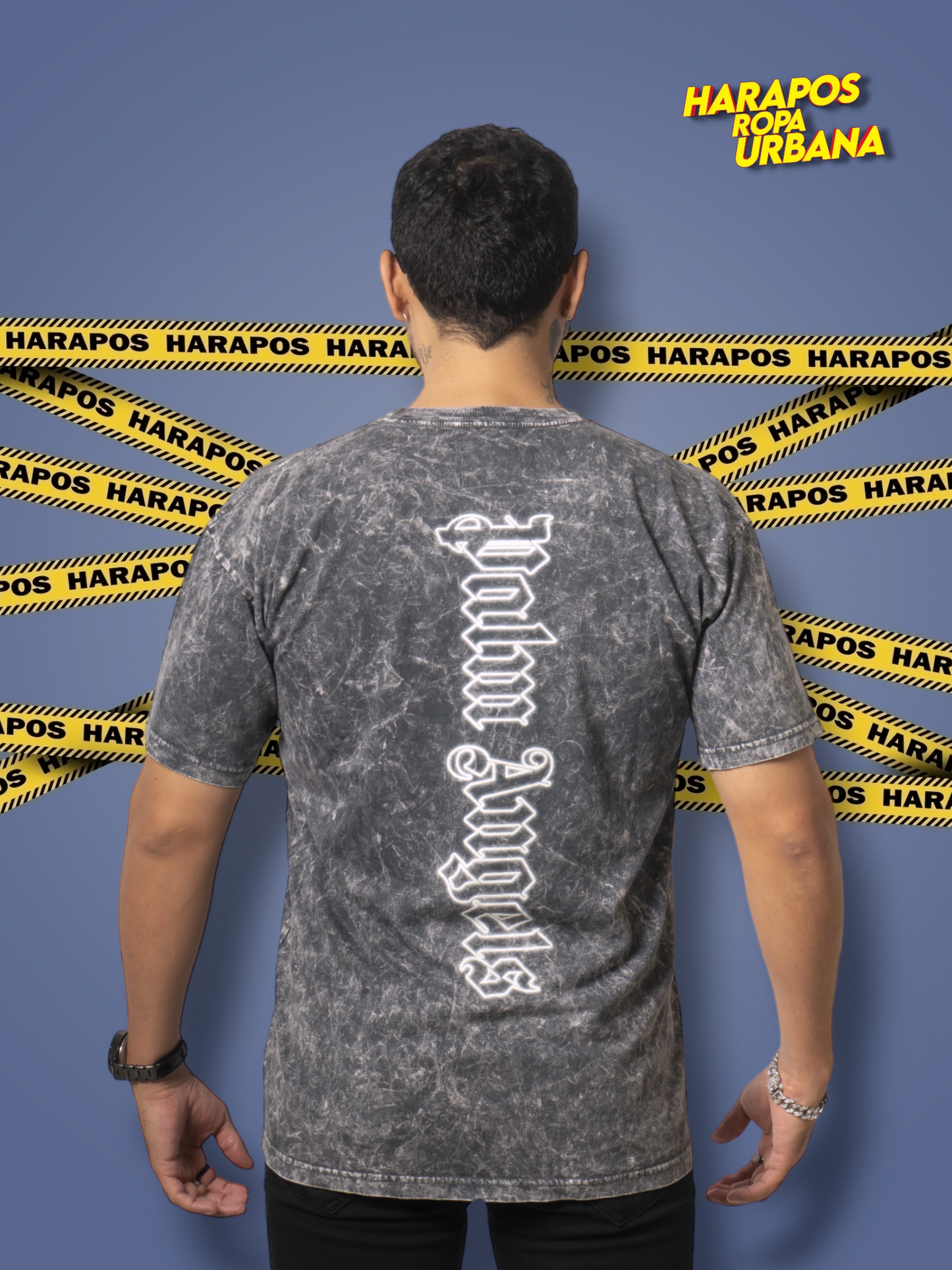 Polera galants palm angels plomo