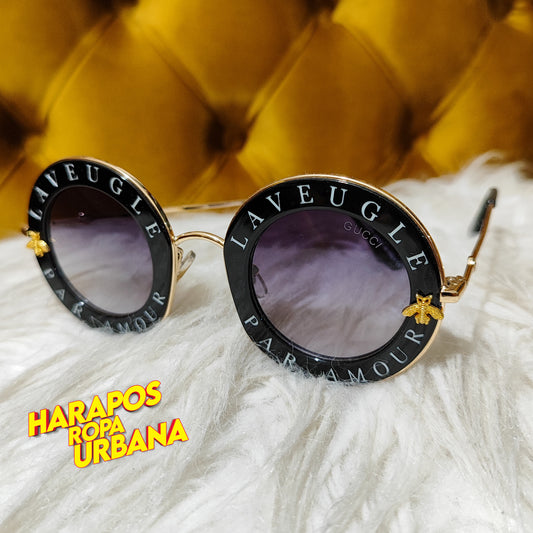 Gafas gucci laveugle par amour negra difuminada