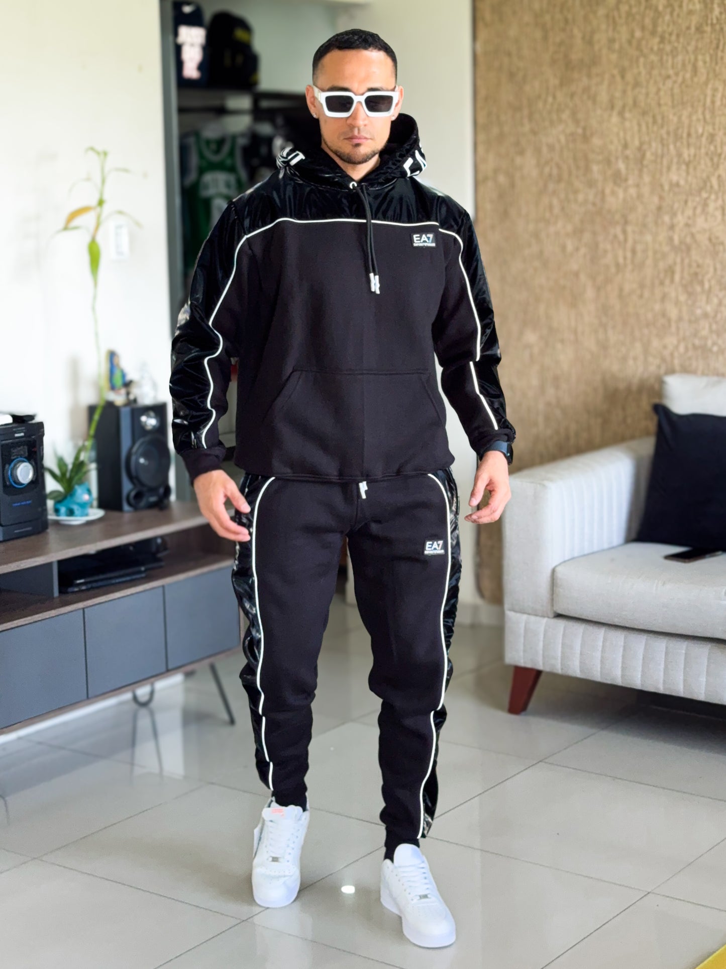 Conjunto de invierno premium ARMANI aterciopelado total black