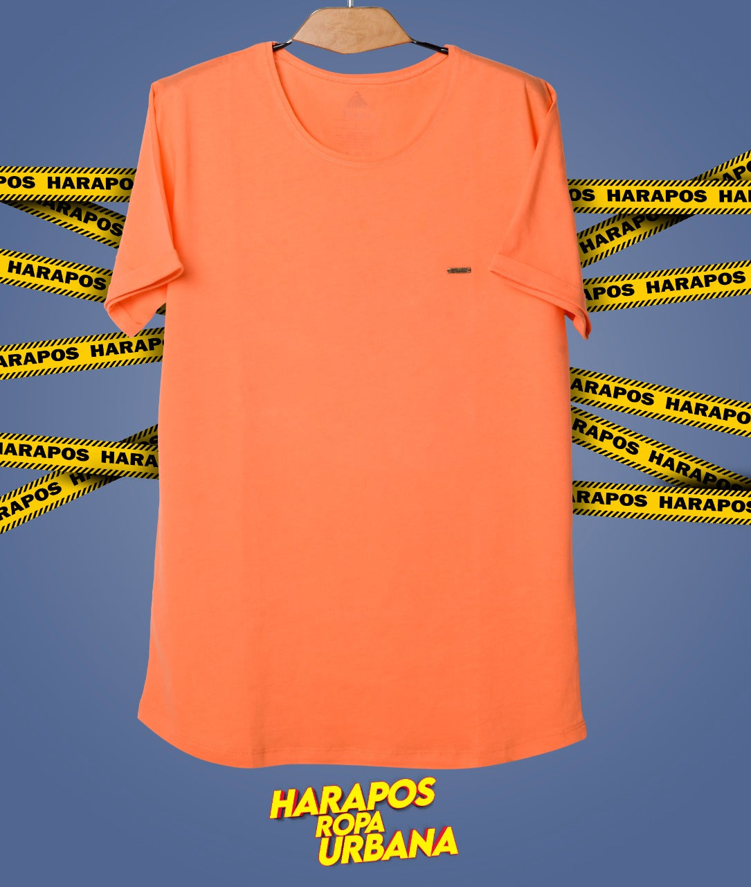 Polera thato basica naranja