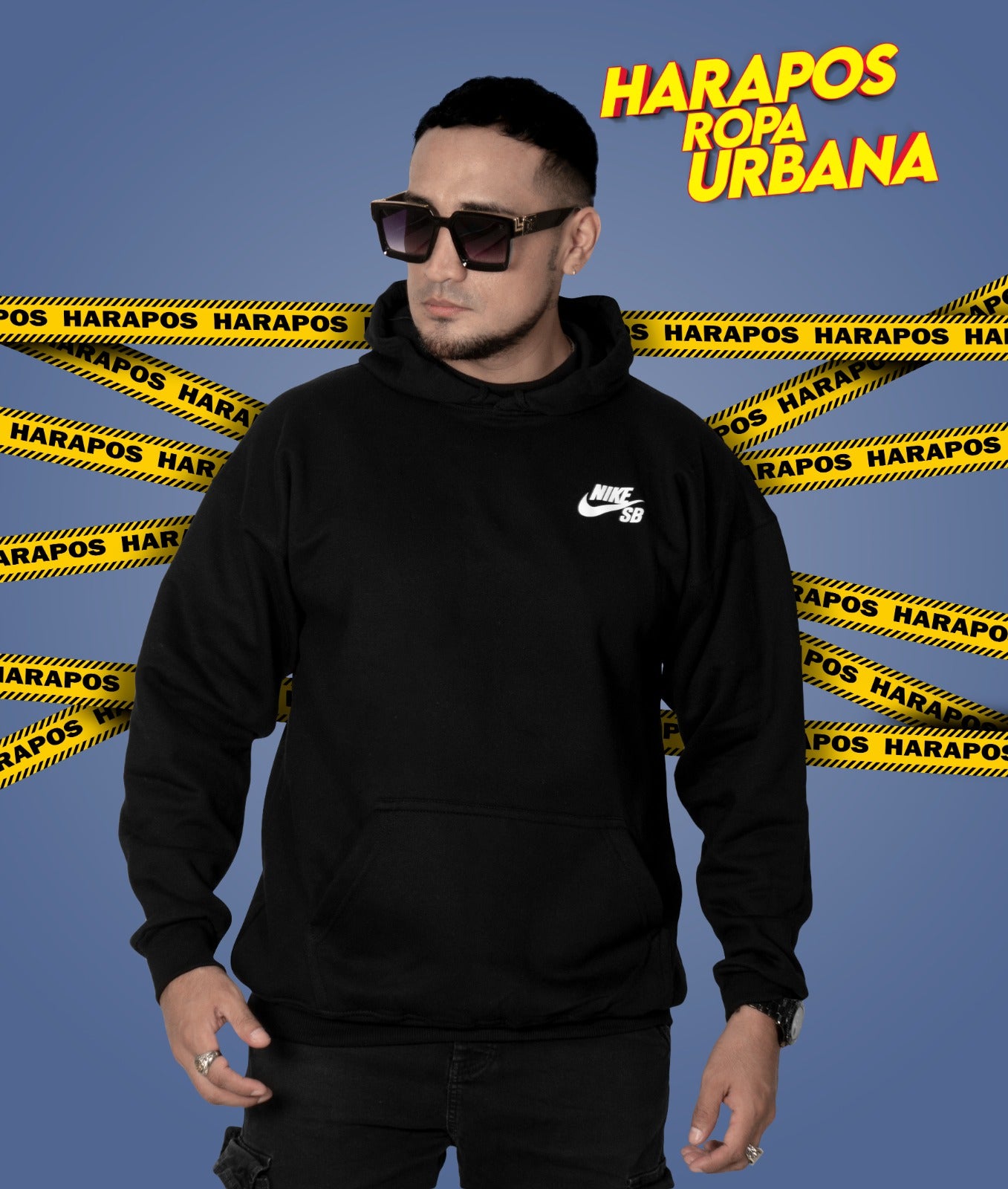 Canguro Nike SB básico negro