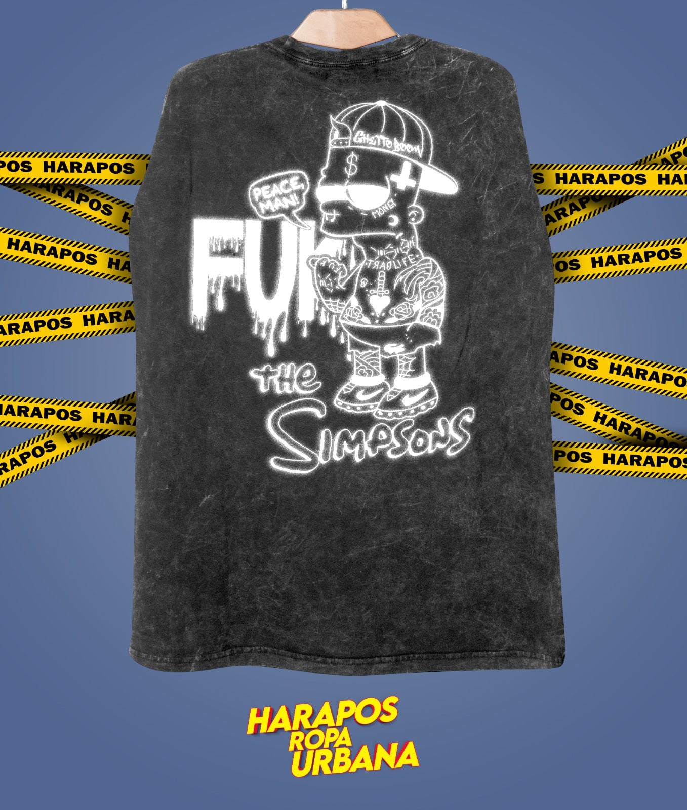 Polera galants bart fuck ploma