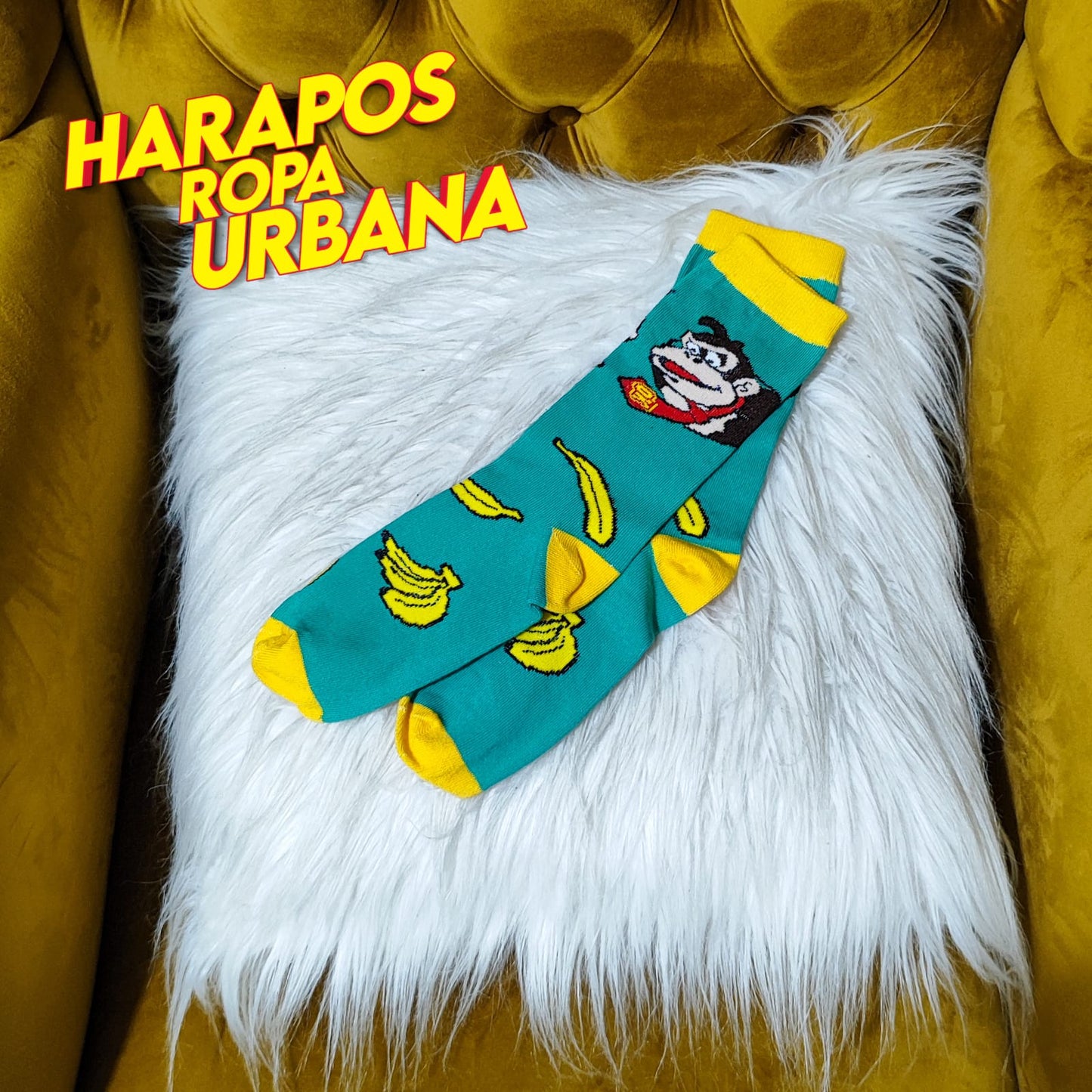 Medias donky kong verde