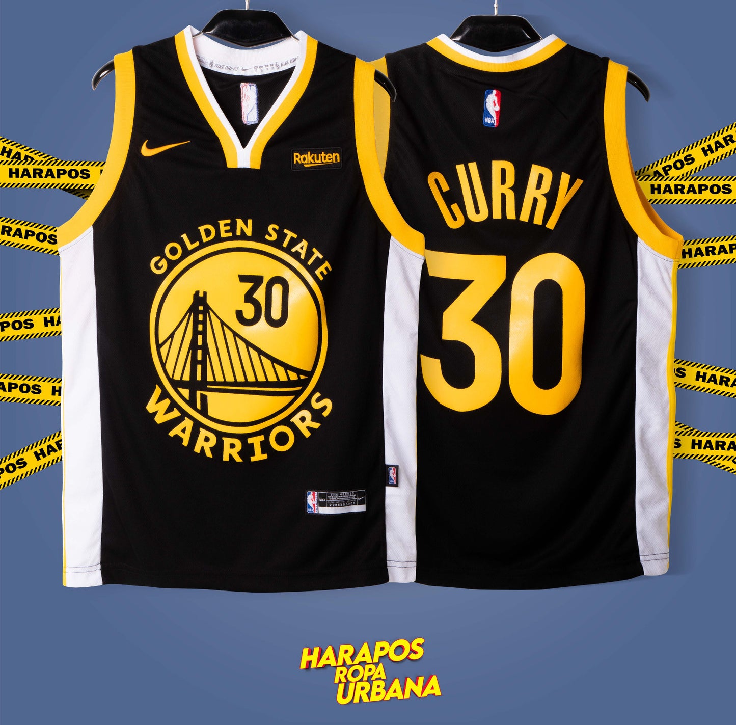 Solera Golden State negra franja lateral