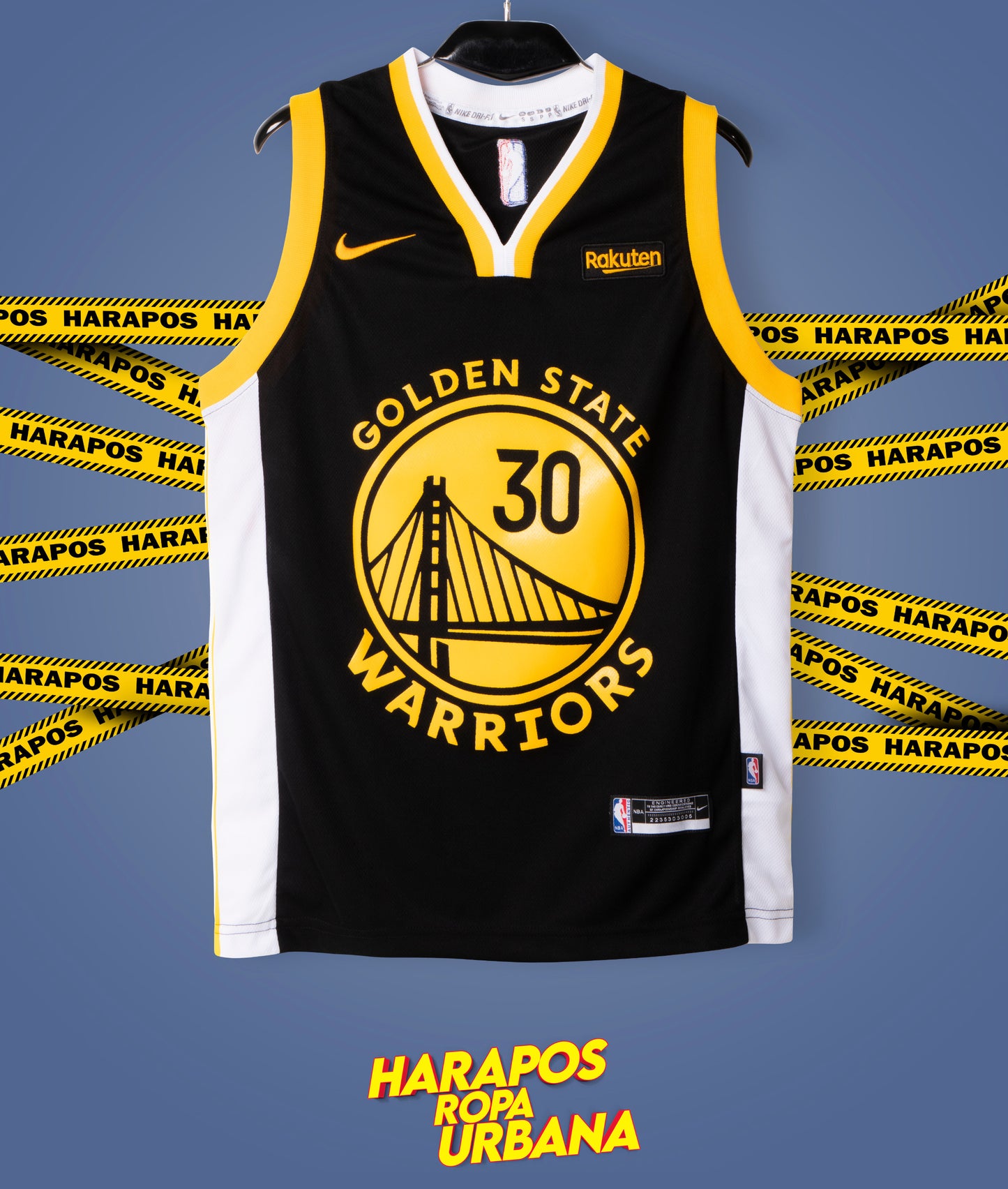 Solera Golden State negra franja lateral