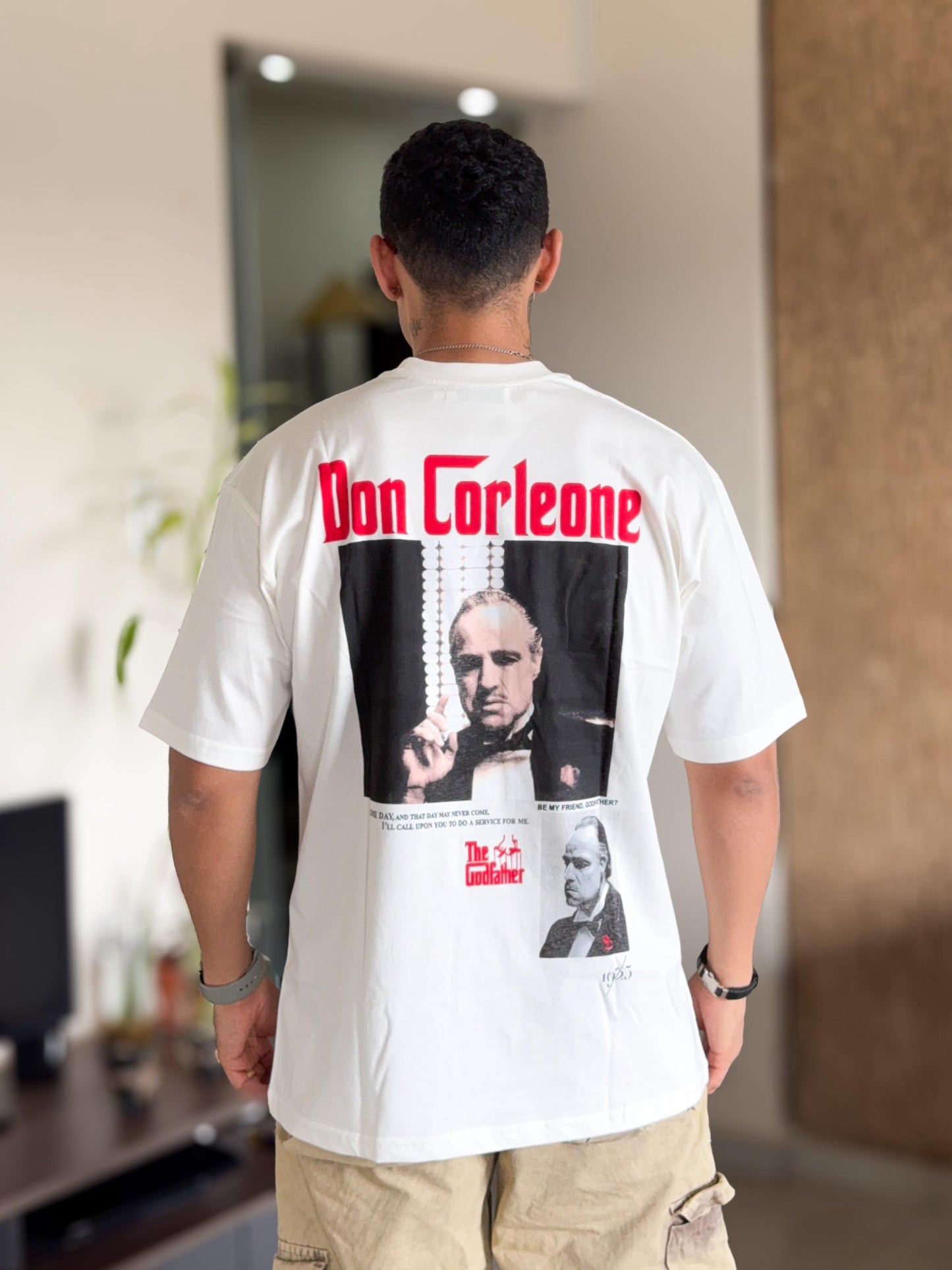 Polera rose london El padrino blanco