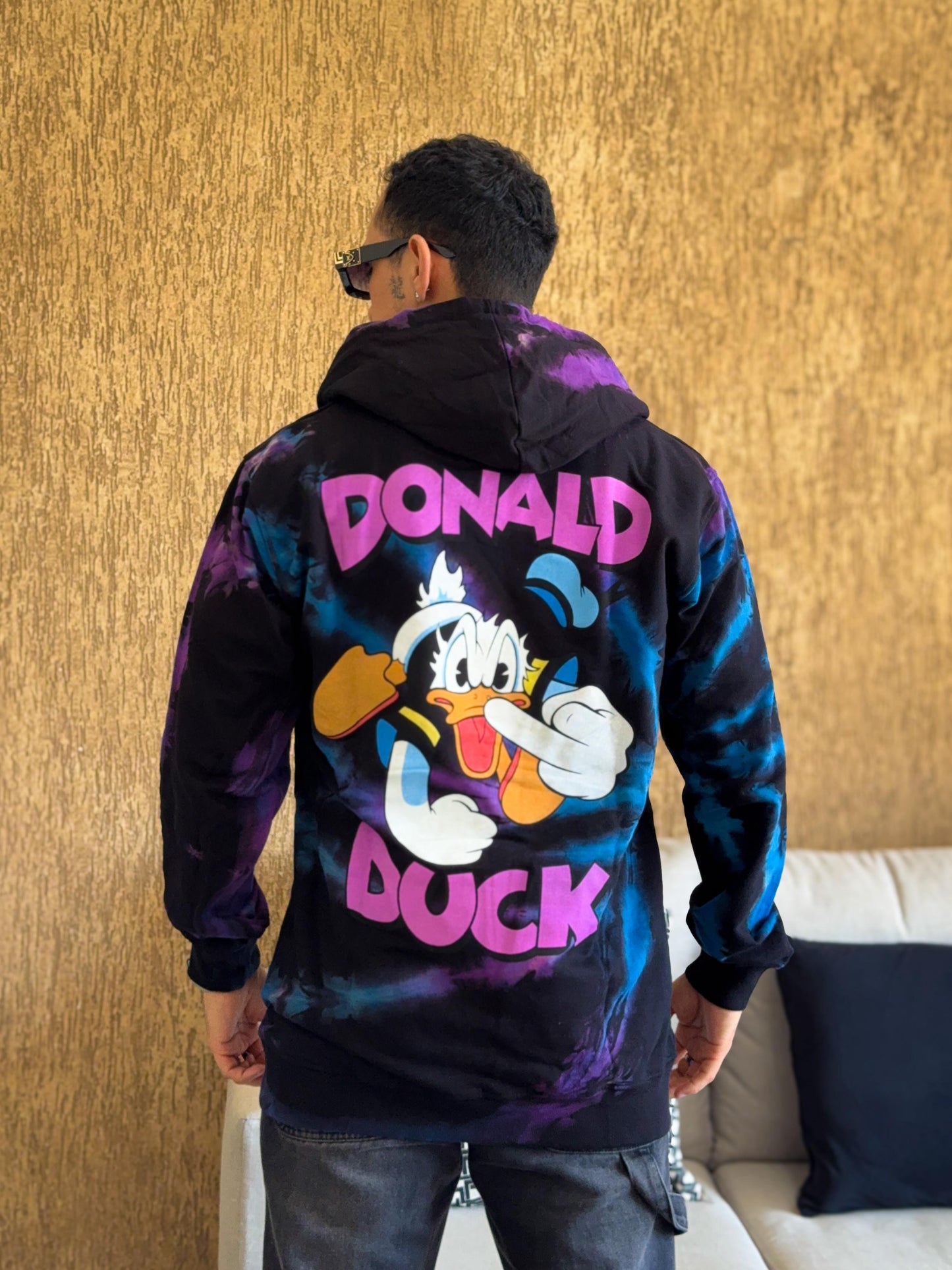 Canguro Dr. Mono oversize Donald duck negro taidai