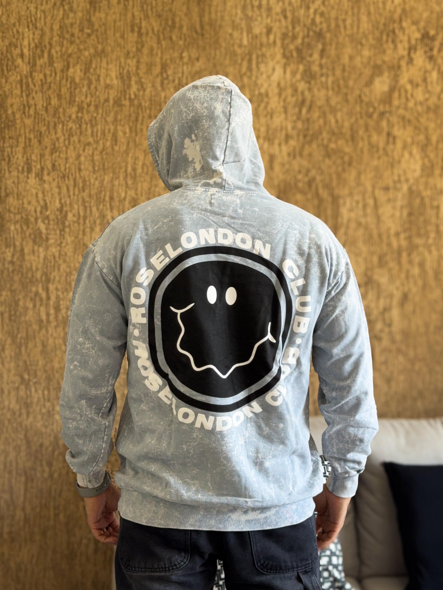 Canguro Rose London oversize the club plomo