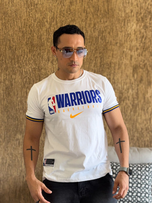 Polera warriors blanca