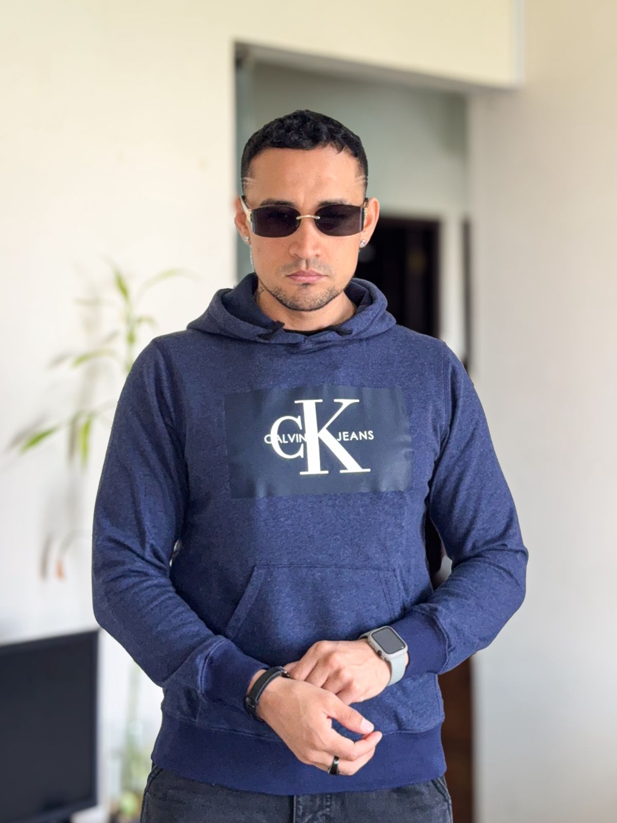 Canguro Calvin Klein azul