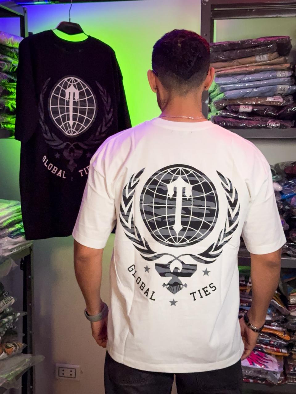 Polera Trapstar blanca oversize