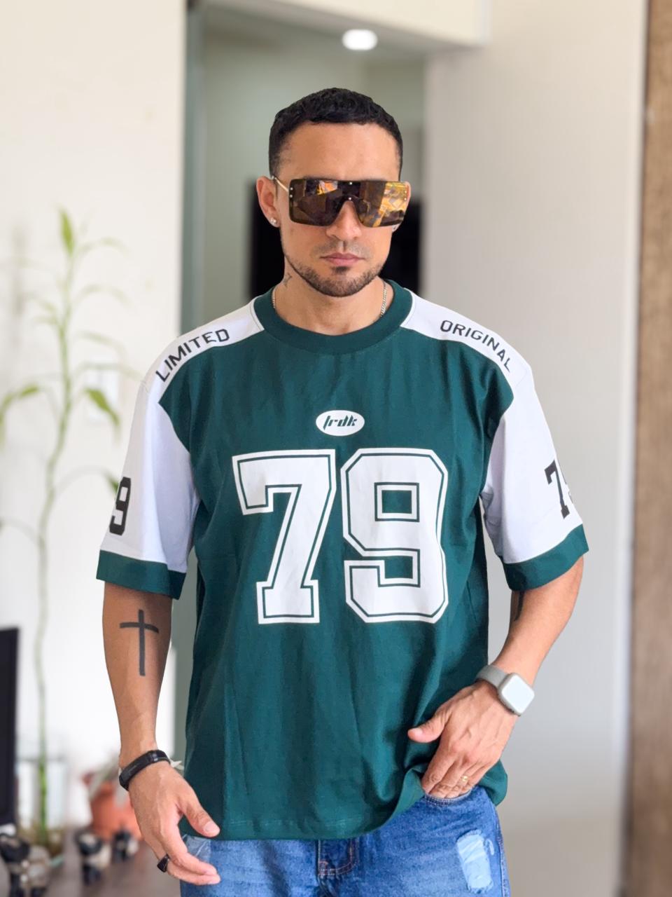 Polera Tredek 79 verde oscuro