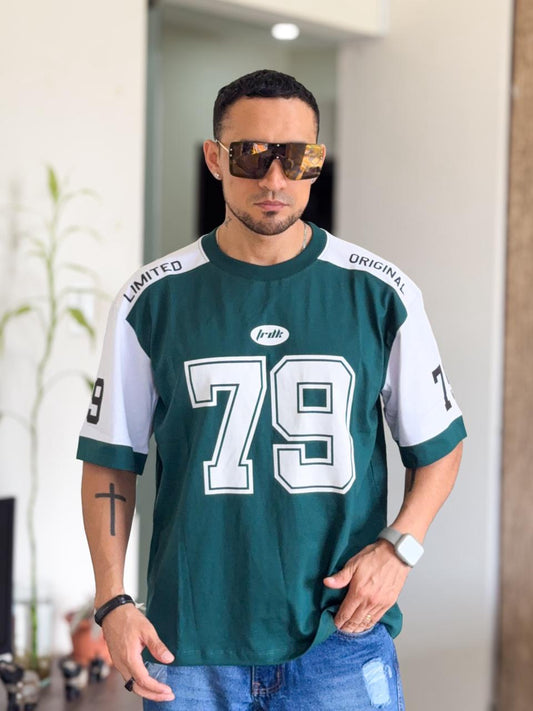 Polera Tredek 79 verde oscuro