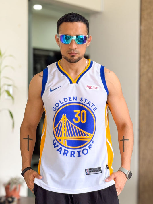 Solera Golden State blanca franja lateral