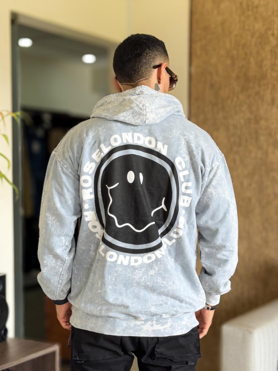 Canguro Rose London oversize the club plomo
