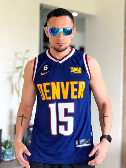 Solera Denver Nuggets 15 Jokic Azul metalico PREMIUM Onplay