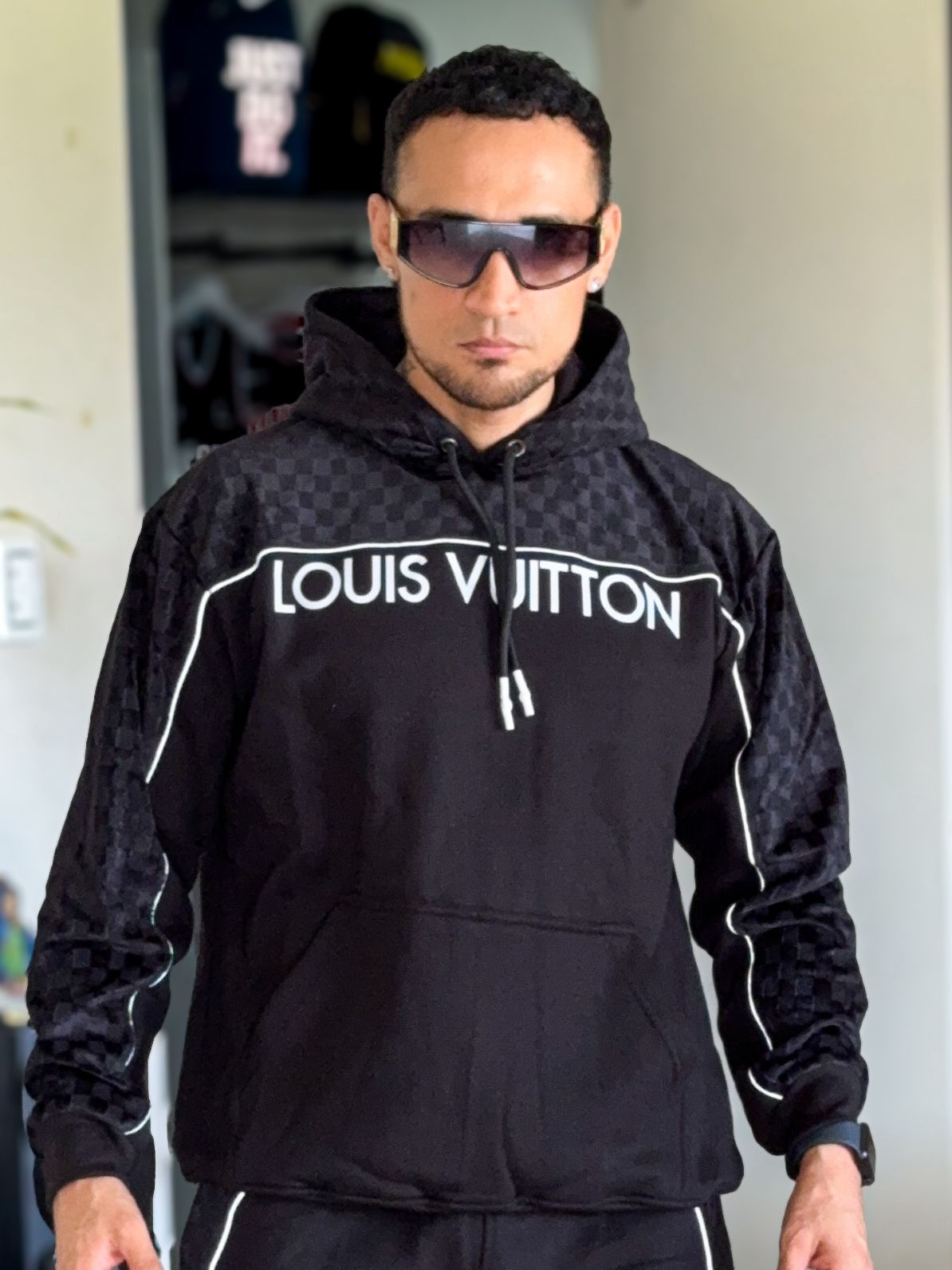 Deportivos de Invierno Louis Vuitton all Black con gamuza PREMIUM