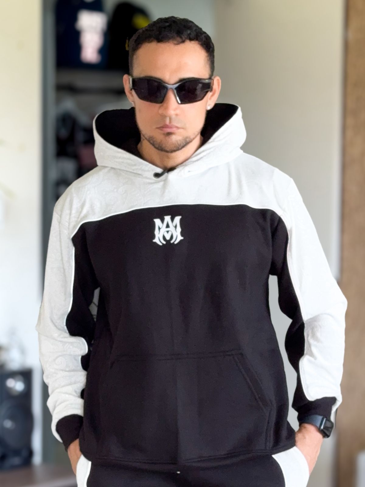Deportivos de Invierno Amiri All Black & White con gamuza PREMIUM