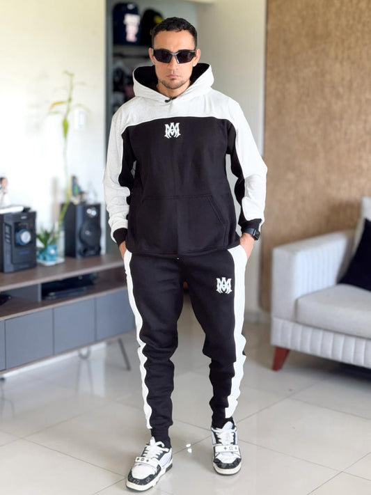 Deportivos de Invierno Amiri All Black & White con gamuza PREMIUM