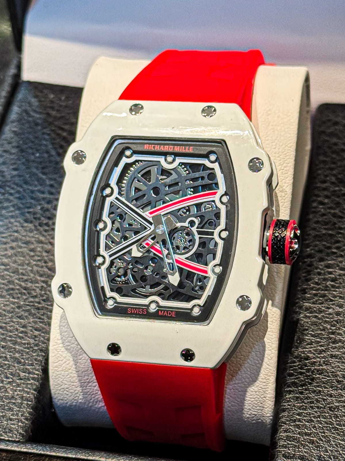 Reloj Richard Mille MONACO FORMULA 1 White & Red