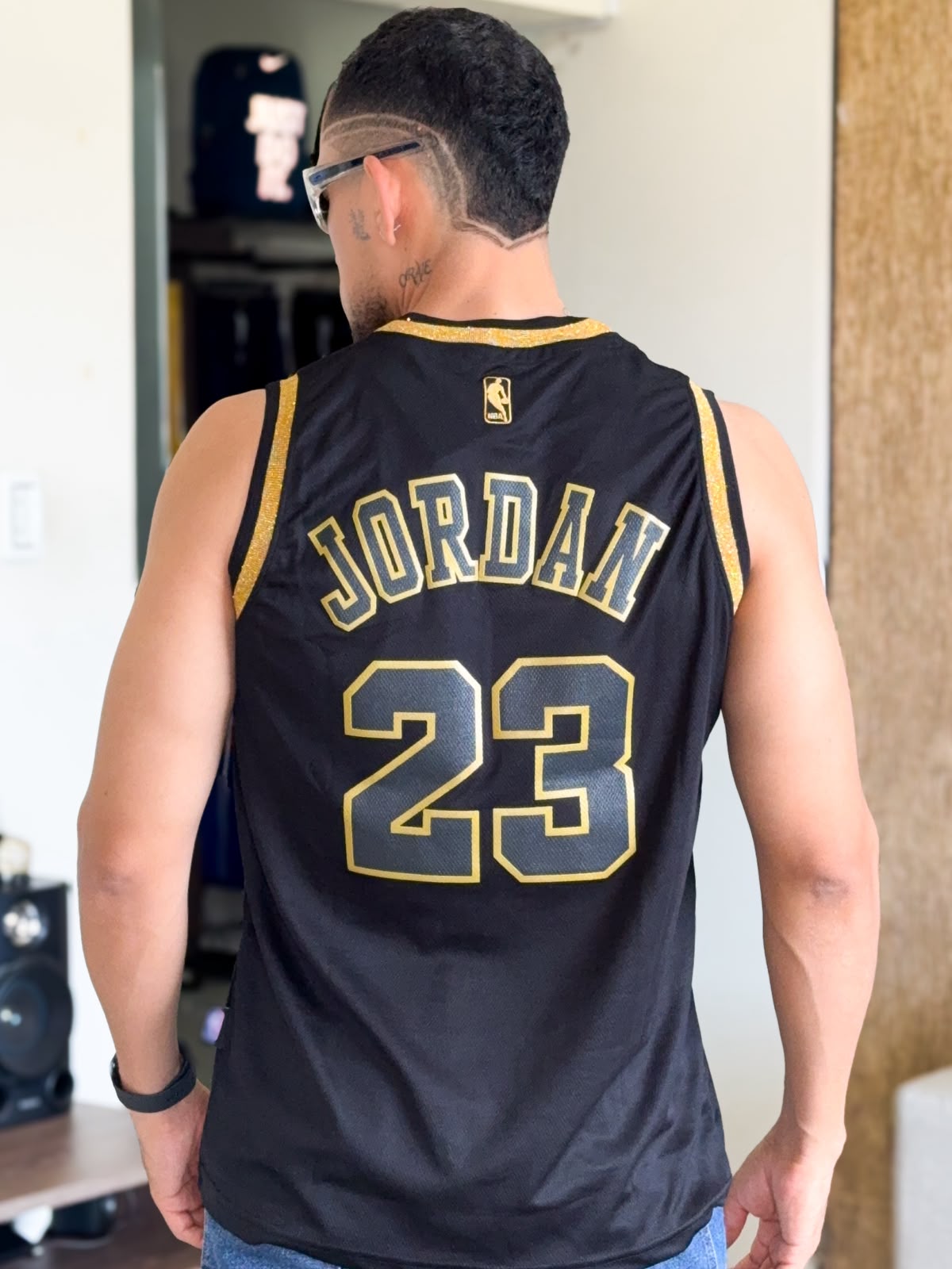 Solera Chicago Bulls Negro con dorado 23 "Association Edition" PREMIUM Onplay