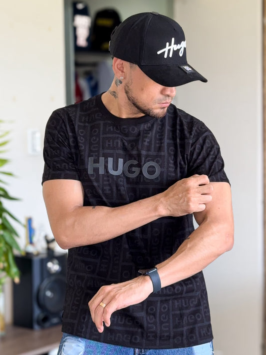 Polera HUGO BOSS premium sellada negro
