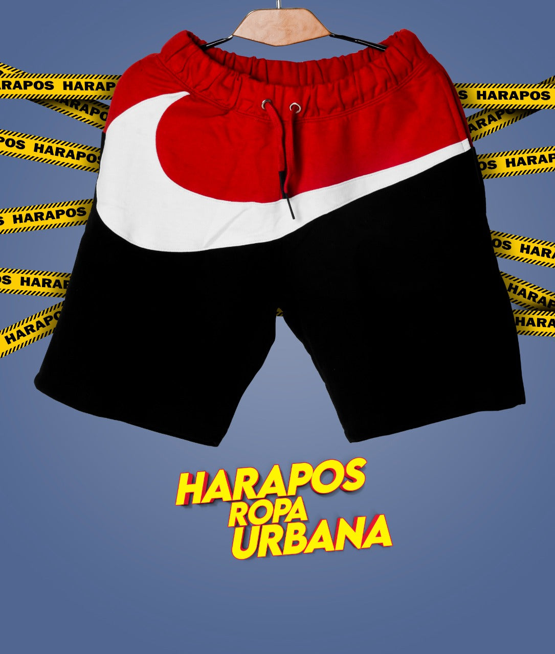 Short Nike rojo negro
