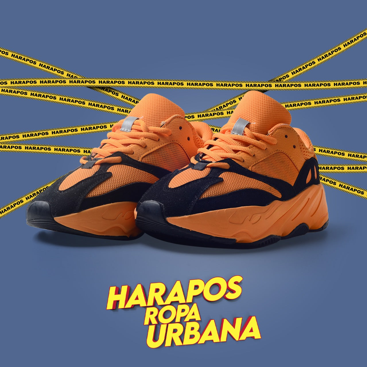 Zapatillas Adidas Yeezy 700 naranja