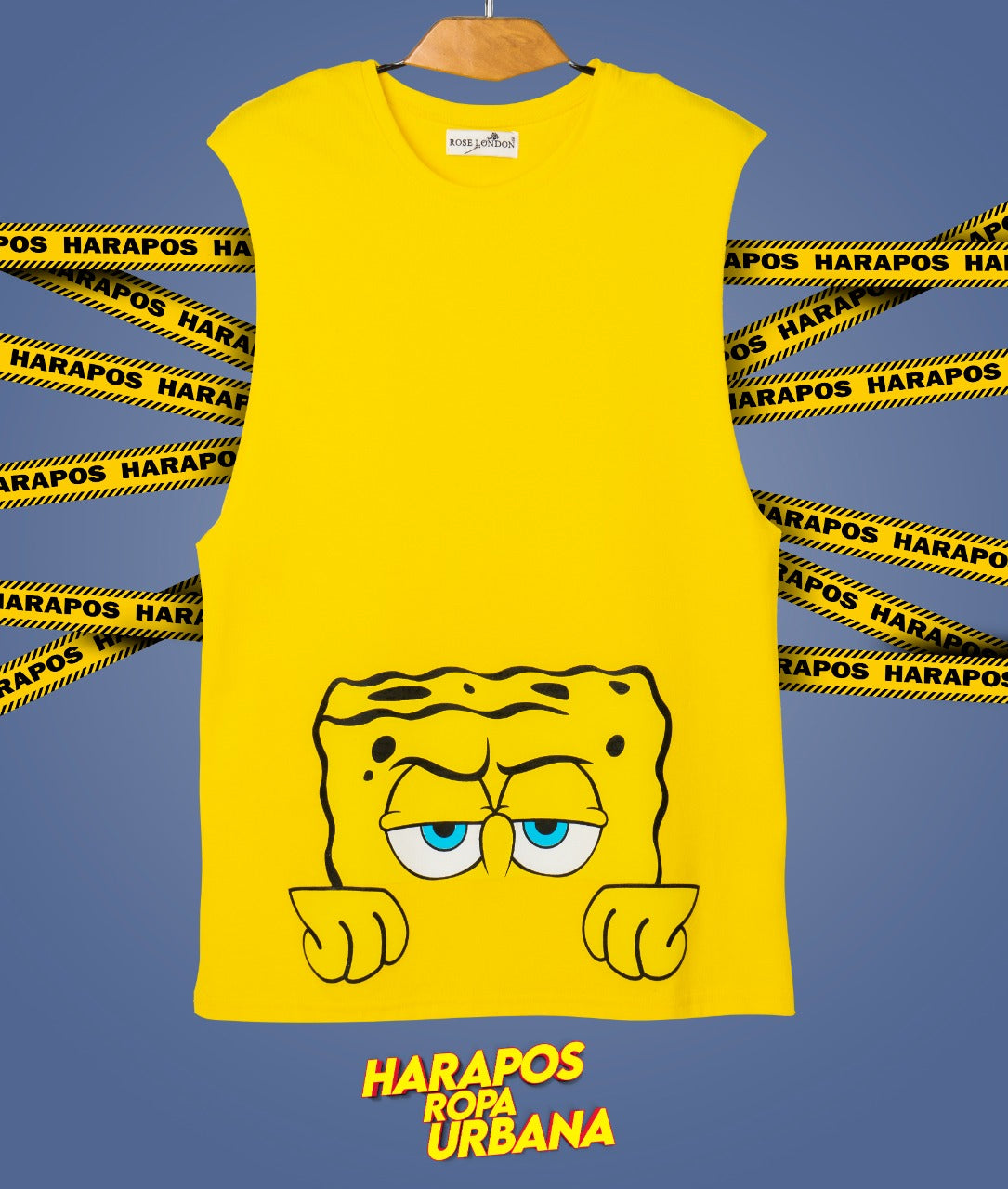 Solera rose london oversize bob esponja amarillo