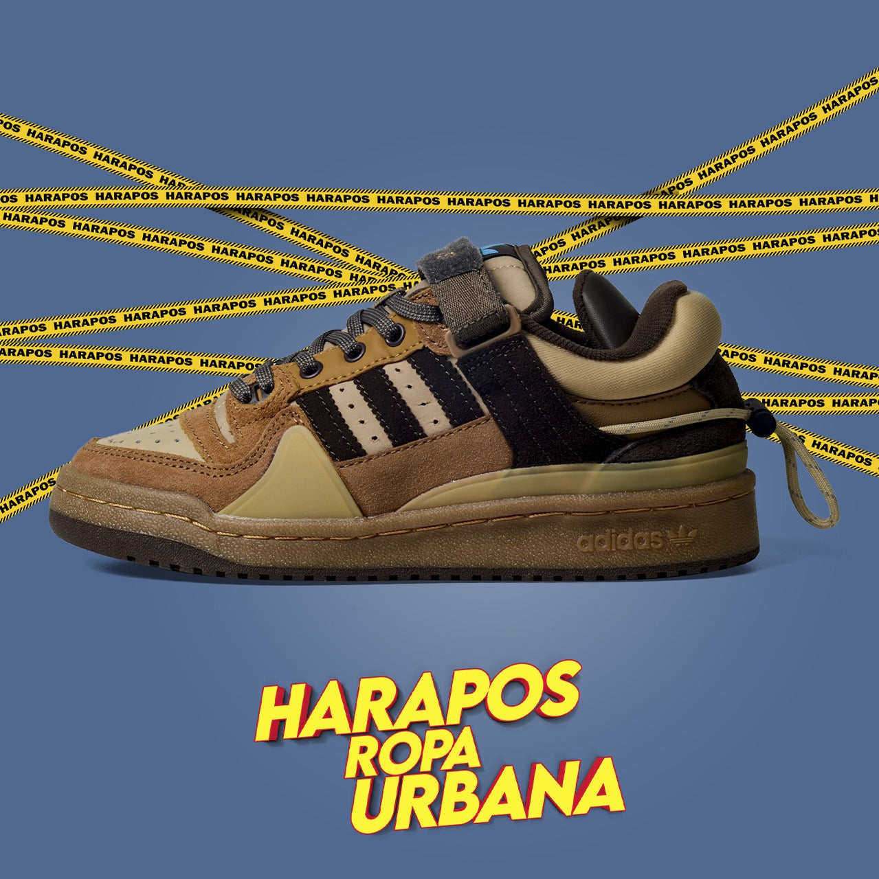 Zapatillas Adidas Forum Bad Bunny Low cafe