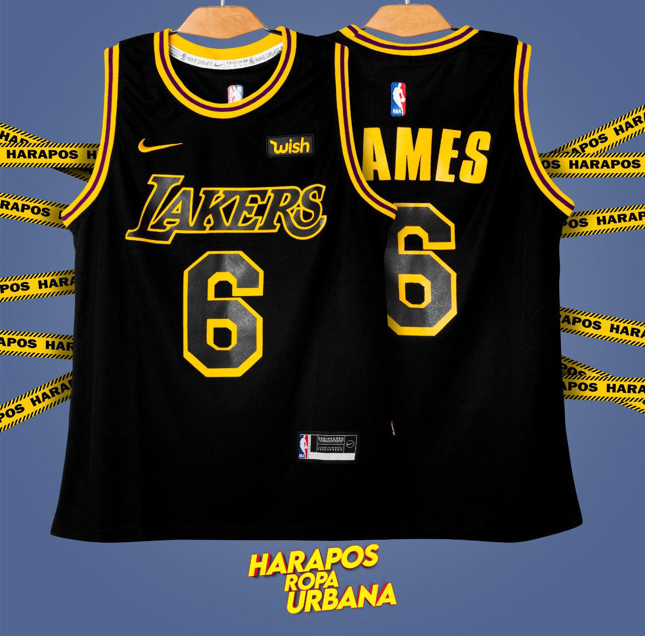 Solera Lakers Negra entera James 6