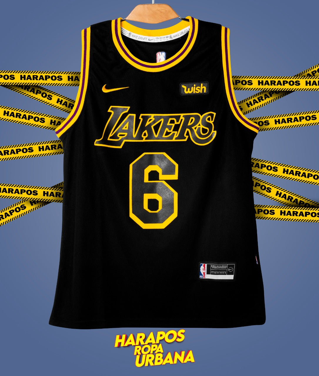 Solera Lakers Negra entera James 6